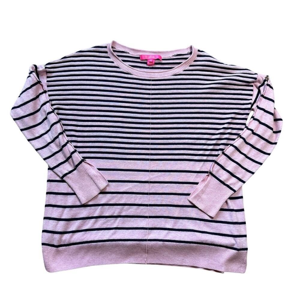 Lilly Pulitzer long sleeve, Pink & blue striped Sweater,  size small